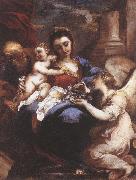 CASTELLO, Valerio Holy Family with an Angel fdg oil painting